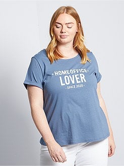 T-shirt 'lockdown' 'Ecodesign' - Kiabi