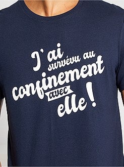 T-shirt 'lockdown' 'Ecodesign' - Kiabi