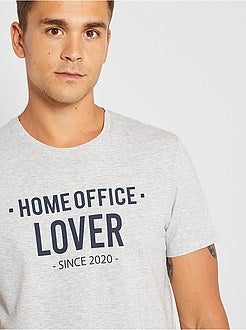 T-shirt 'lockdown' 'Ecodesign' - Kiabi