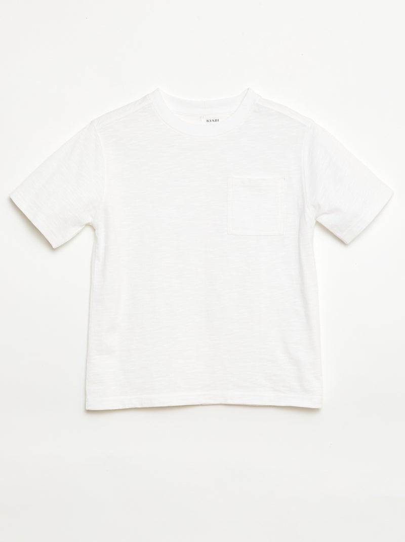 T-shirt loose fit Wit - Kiabi