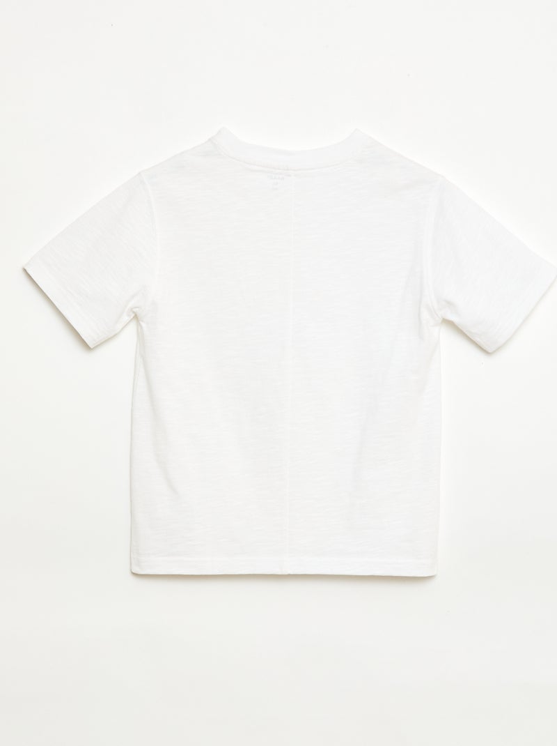 T-shirt loose fit Wit - Kiabi