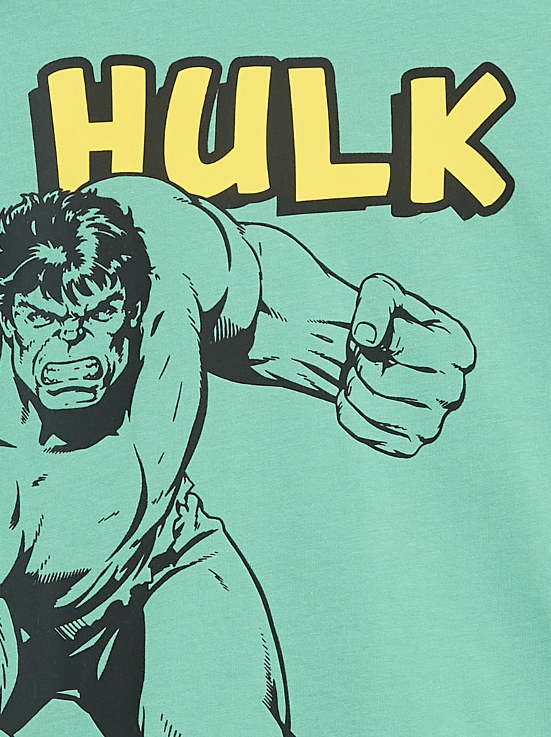 T-shirt 'Marvel' met korte mouwen Groen - Kiabi