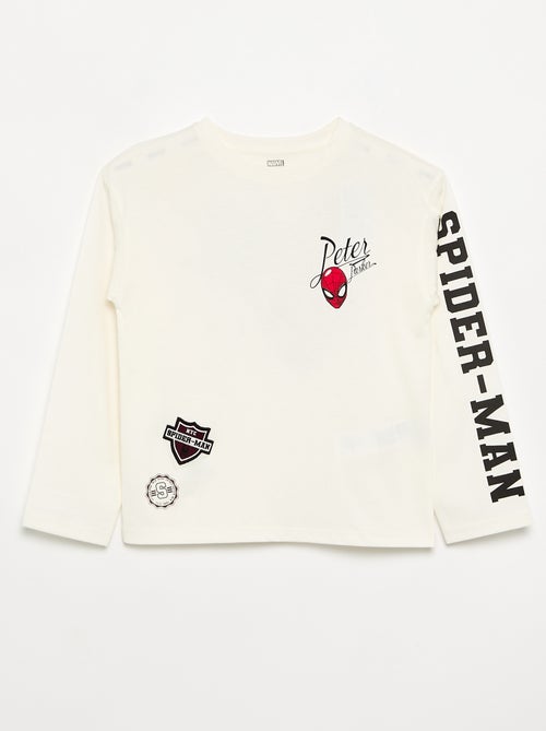 T-shirt 'Marvel' 'Spider-Man' met lange mouwen - Kiabi