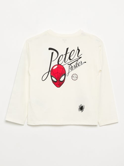 T-shirt 'Marvel' 'Spider-Man' met lange mouwen - Kiabi