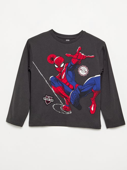 T-shirt 'Marvel' 'Spider-Man' met lange mouwen - Kiabi T-shirt 'Marvel' 'Spider-Man' met lange mouwen - Kiabi