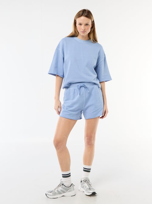 T-shirt met 3/4-mouwen van French Terry - Kiabi