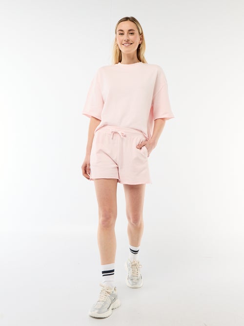 T-shirt met 3/4-mouwen van French Terry - Kiabi