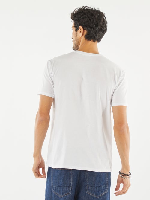 T-shirt met AC/DC-print en korte mouw - Kiabi