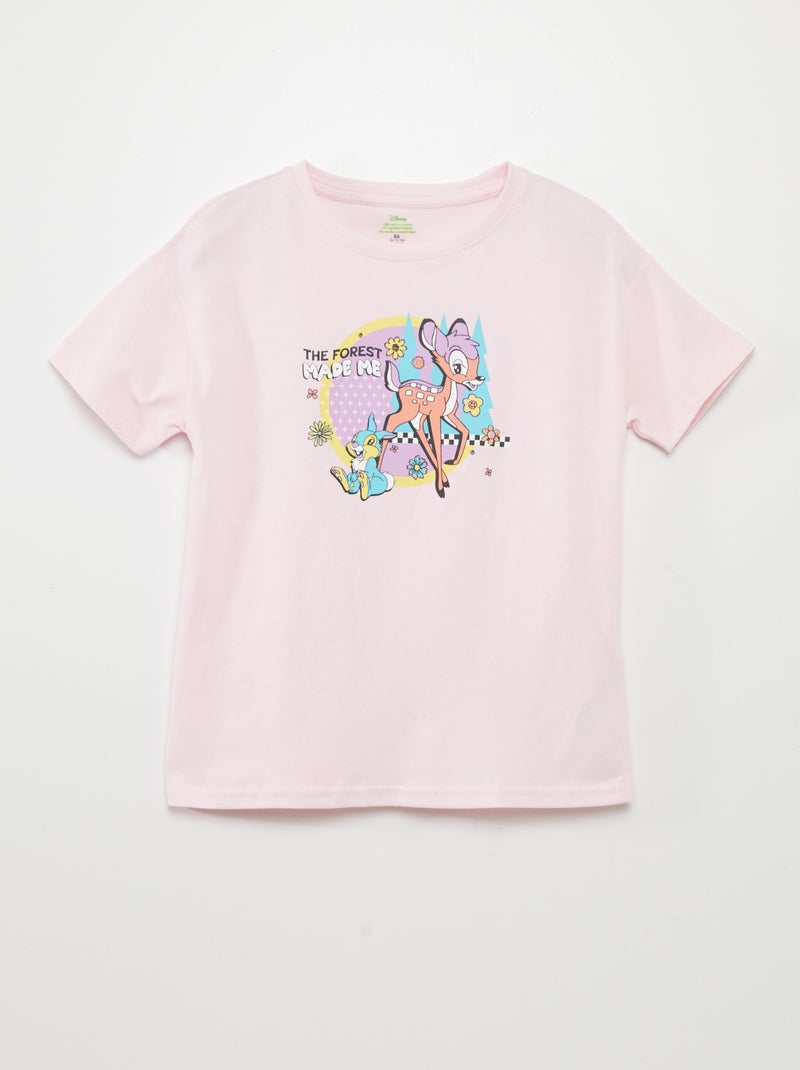 T-shirt met Bambi-print ROSE - Kiabi