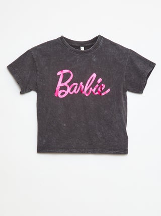T-shirt met 'Barbie'-print
