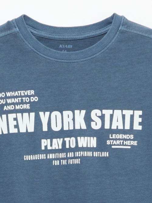 T-shirt met basketbalstijl - Kiabi