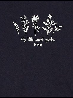 T-shirt met bloemenprint - Kiabi