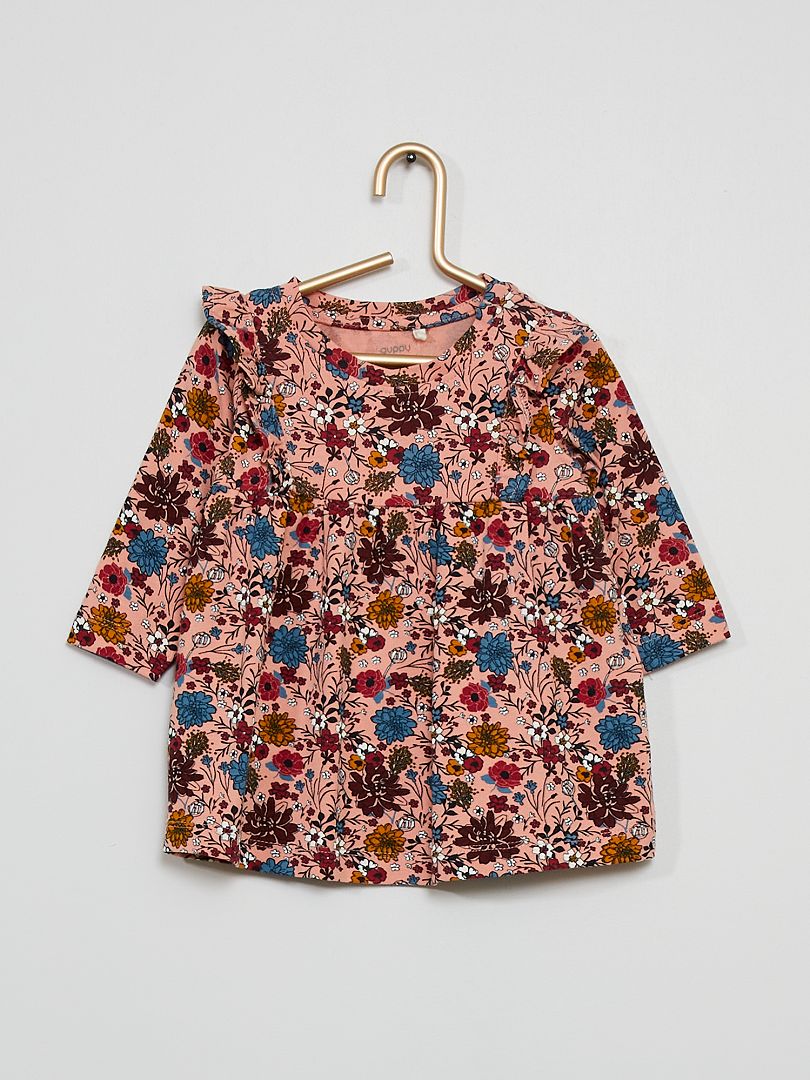 t shirt met bloemenprint dames