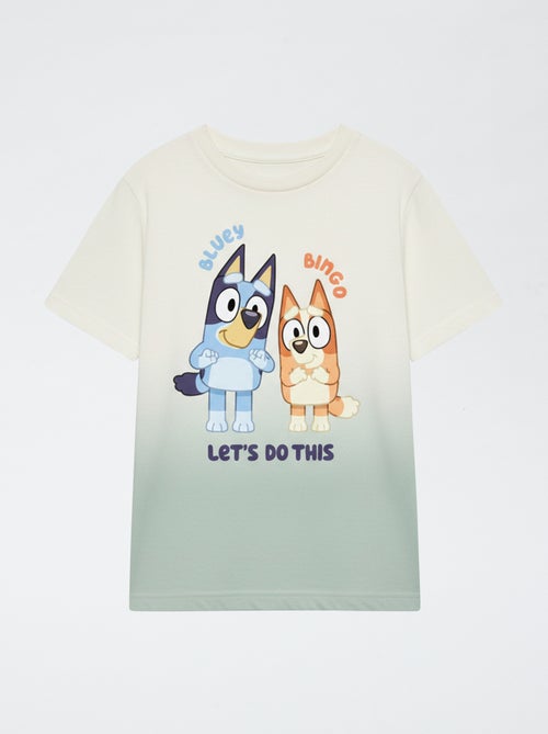T-shirt met 'Bluey' print in verlooptint van katoen - Kiabi