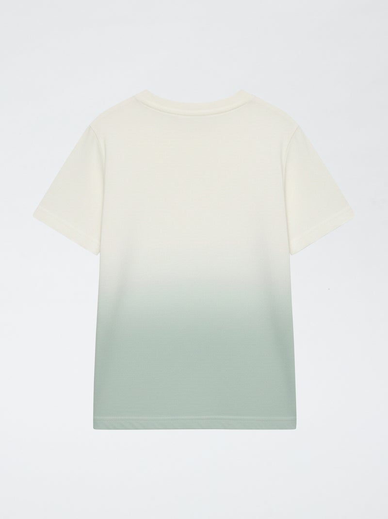 T-shirt met 'Bluey' print in verlooptint van katoen Lichtgroen - Kiabi