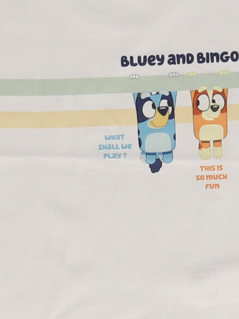 T-shirt met 'Bluey' print in verlooptint van katoen Wit - Kiabi