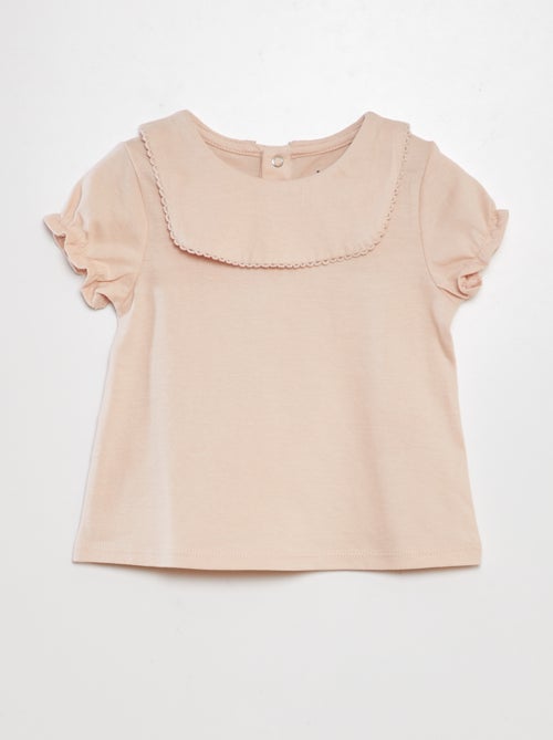 T-shirt met bollende mouwen - Kiabi