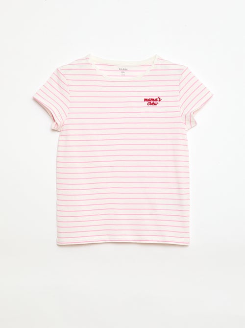 T-shirt met boodschap Moederdag - Kiabi