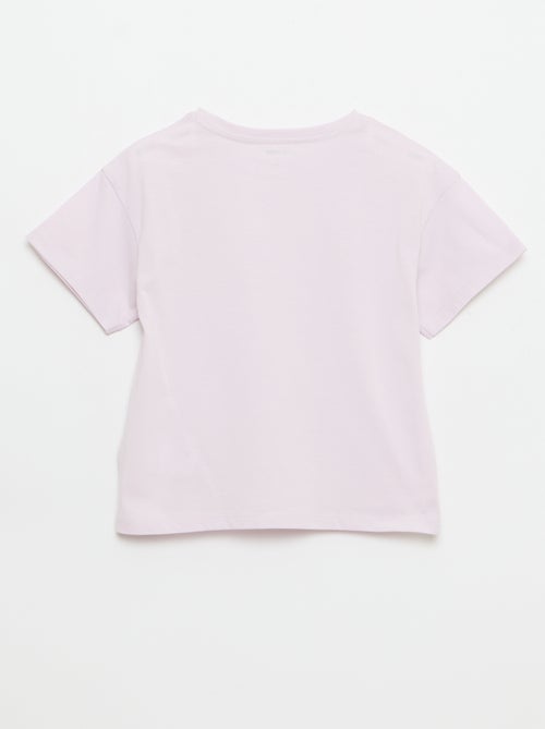 T-shirt met borstborduurwerk - Kiabi