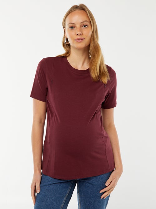 T-shirt met borstvoedingssluiting - Kiabi