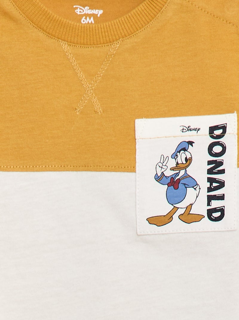 T-shirt met borstzak 'Disney' Geel - Kiabi