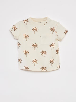 T-shirt met borstzakje