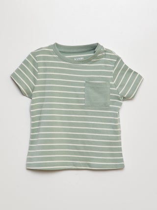 T-shirt met borstzakje