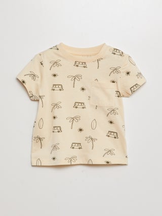 T-shirt met borstzakje