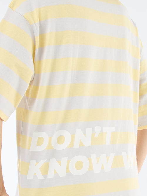 T-shirt met brede strepen - Kiabi