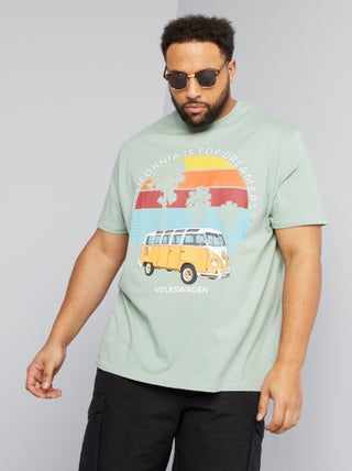 T-shirt met 'California'-print