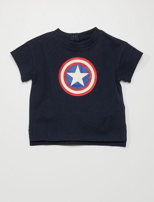 T-shirt met 'Captain America'-print - Kiabi