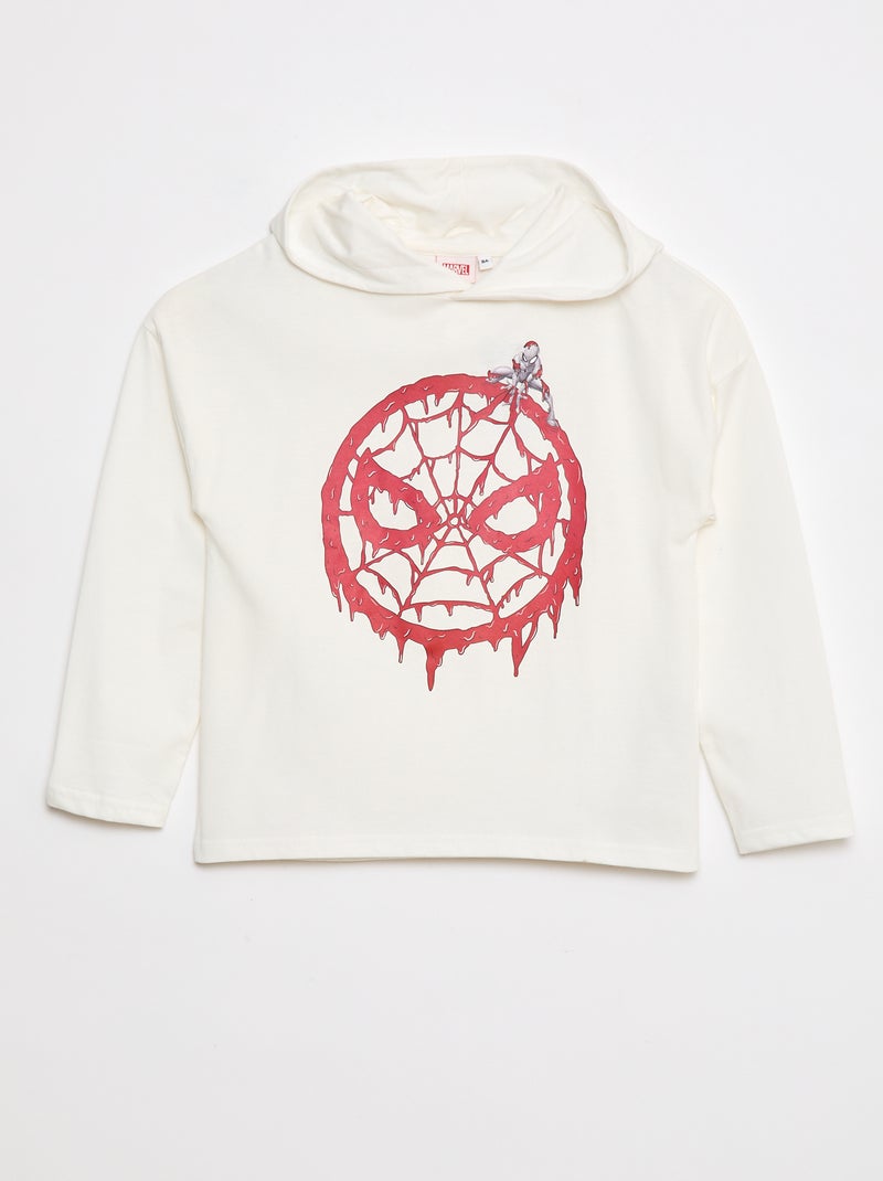 T-shirt met capuchon 'Avengers' Biege - Kiabi