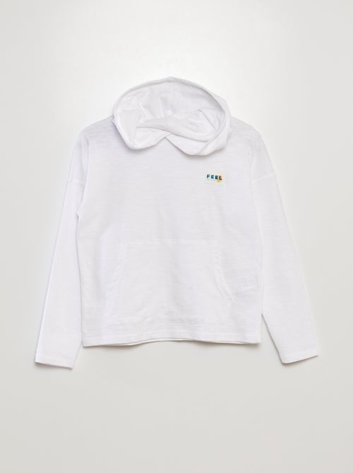 T-shirt met capuchon - Kiabi