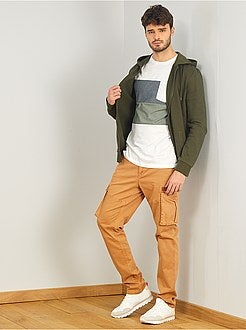 Heren TALL (> 190cm) - T-shirt met color block +1m90 - Kiabi