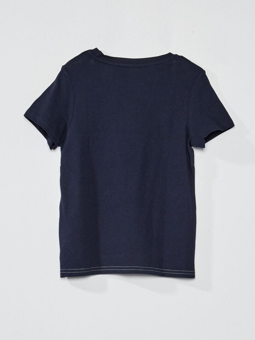 T-shirt met color block GROEN - Kiabi