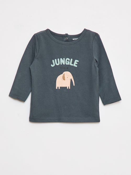 T-shirt met dinoprint - Kiabi