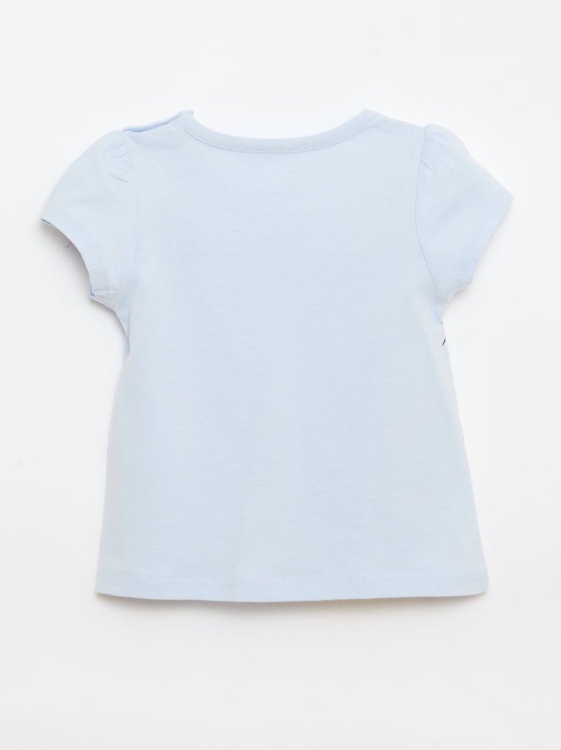 T-shirt met 'Disney'-print Blauw - Kiabi