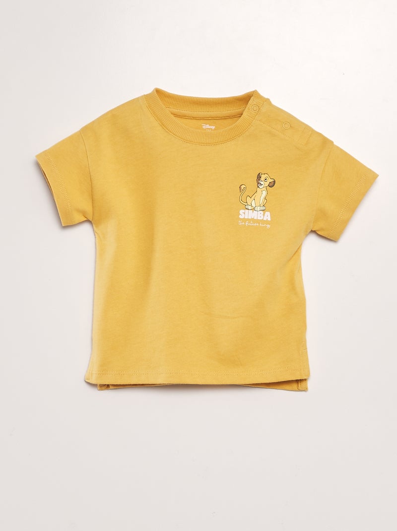 T-shirt met Disney-print GEEL - Kiabi
