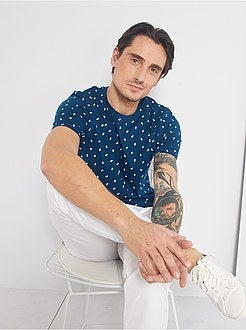 Herenmode maat S-XXL - T-shirt met 'ecodesign'-print - Kiabi