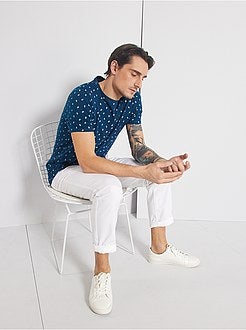 Herenmode maat S-XXL - T-shirt met 'ecodesign'-print - Kiabi