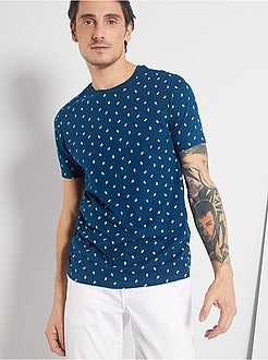 Herenmode maat S-XXL - T-shirt met 'ecodesign'-print - Kiabi