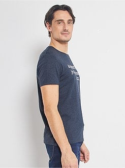 Herenmode maat S-XXL - T-shirt met 'ecodesign'-print - Kiabi