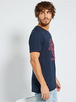 Herenmode maat S-XXL - T-shirt met 'ecodesign'-print - Kiabi