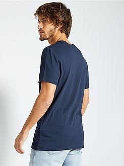 Herenmode maat S-XXL - T-shirt met 'ecodesign'-print - Kiabi