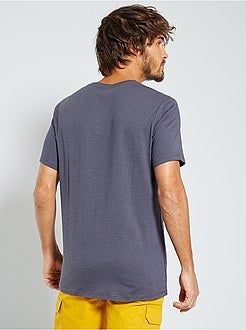 Herenmode maat S-XXL - T-shirt met 'ecodesign'-print - Kiabi