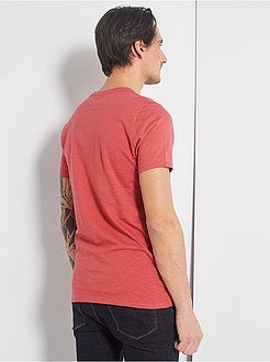 Herenmode maat S-XXL - T-shirt met 'ecodesign'-print - Kiabi