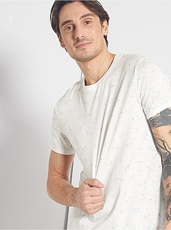 Herenmode maat S-XXL - T-shirt met 'ecodesign'-print - Kiabi