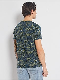 Herenmode maat S-XXL - T-shirt met 'ecodesign'-print - Kiabi