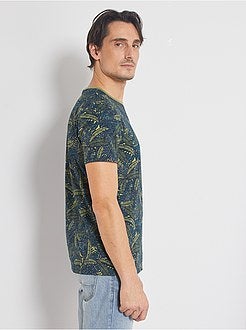 Herenmode maat S-XXL - T-shirt met 'ecodesign'-print - Kiabi