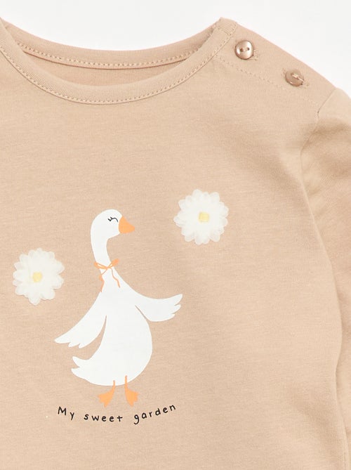 T-shirt met fantasieprint - Kiabi